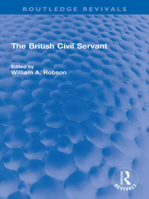 cover image of The British Civil Servant